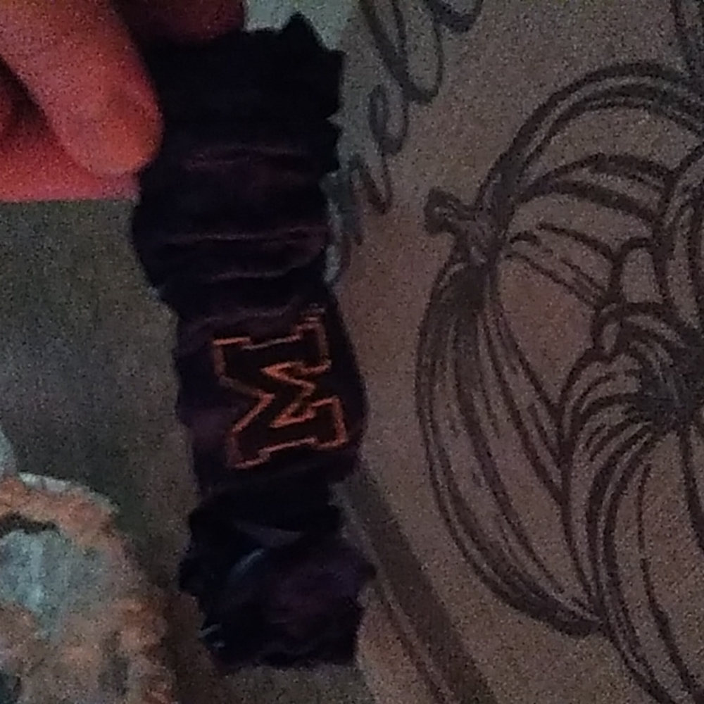 Michigan wolverine wedding garter
